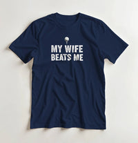 Load image into Gallery viewer, MY WIFE BEATS ME (GOLF VERSION) Heavyweight Unisex Crewneck T-shirt | Gildan® 5000